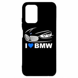 Чехол для Xiaomi Redmi Note 10 I love BMW 2 - PrintSalon