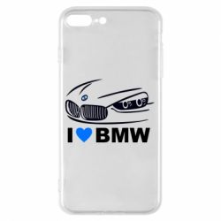 Чехол для iPhone 8 Plus I love BMW 2 - PrintSalon