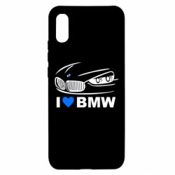 Чехол для Xiaomi Redmi 9a I love BMW 2 - PrintSalon