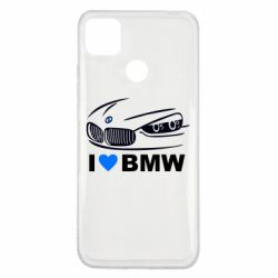 Чехол для Xiaomi Redmi 9c I love BMW 2 - PrintSalon