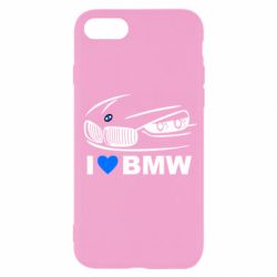 Чехол для iPhone SE 2022 I love BMW 2 - PrintSalon