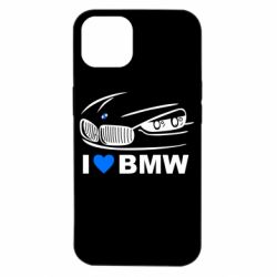 Чехол для iPhone 14 I love BMW 2 - PrintSalon
