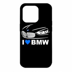 Чехол для iPhone 14 Pro I love BMW 2 - PrintSalon