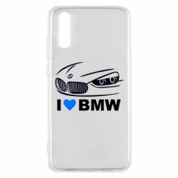 Чехол для Huawei P20 I love BMW 2 - PrintSalon