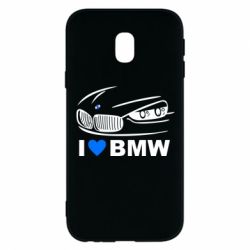 Чехол для Samsung J3 2017 I love BMW 2 - PrintSalon