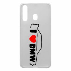 Чехол для Samsung A60 I love BMW - PrintSalon