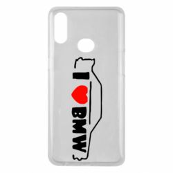 Чехол для Samsung A10s I love BMW - PrintSalon
