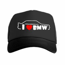 Кепка-тракер I love BMW - PrintSalon