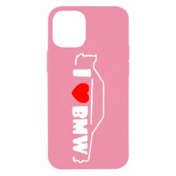Чехол для iPhone 12 mini I love BMW - PrintSalon