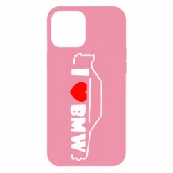 Чехол для iPhone 12 Pro Max I love BMW - PrintSalon