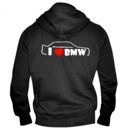 Чоловіче худі на блискавці я люблю BMW