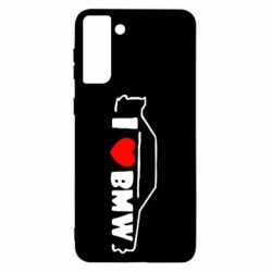 Чехол для Samsung S21+ I love BMW - PrintSalon