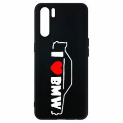 Чехол для Oppo A91/Reno3 I love BMW - PrintSalon