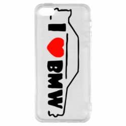 Чехол для iPhone5/5S/SE I love BMW - PrintSalon