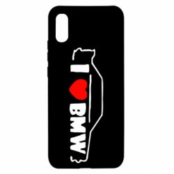 Чехол для Xiaomi Redmi 9a I love BMW - PrintSalon