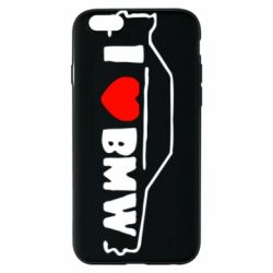 Чехол для iPhone 6/6S I love BMW - PrintSalon