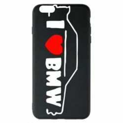 Чехол для iPhone 6 Plus/6S Plus I love BMW - PrintSalon