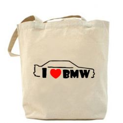 Эко-сумка I love BMW - PrintSalon