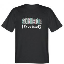 Мужская футболка Stedman I love books - PrintSalon