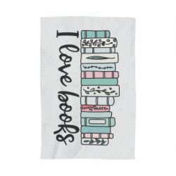 Полотенце с принтом I love books - PrintSalon