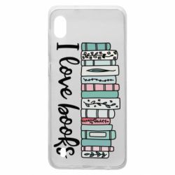Чехол для Samsung A10 I love books