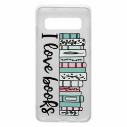 Чехол для Samsung S10 I love books - PrintSalon