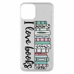 Чехол для iPhone 11 I love books - PrintSalon