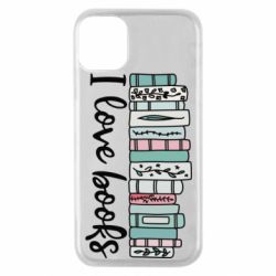 Чехол для iPhone 11 Pro I love books - PrintSalon