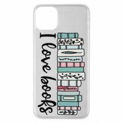 Чехол для iPhone 11 Pro Max I love books - PrintSalon