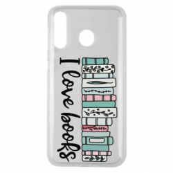 Чехол для Samsung M30 I love books - PrintSalon