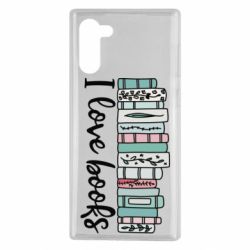 Чехол для Samsung Note 10 I love books - PrintSalon