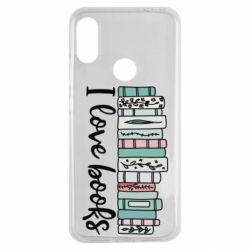Чехол для Xiaomi Redmi Note 7 I love books - PrintSalon