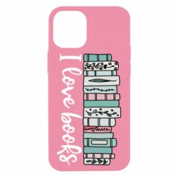 Чехол для iPhone 12 mini I love books - PrintSalon
