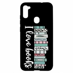 Чехол для Samsung A11/M11 I love books - PrintSalon