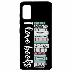 Чехол для Samsung A41 I love books - PrintSalon