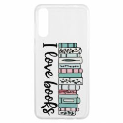 Чехол для Samsung A50 I love books - PrintSalon