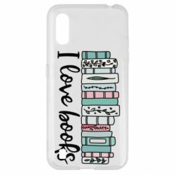 Чехол для Samsung A01/M01 I love books