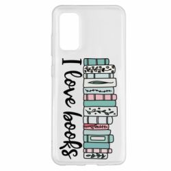Чехол для Samsung S20 I love books - PrintSalon