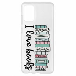 Чехол для Samsung S20+ I love books - PrintSalon