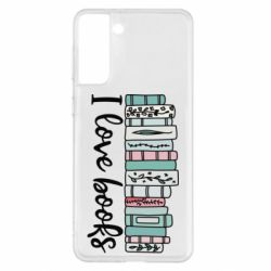 Чехол для Samsung S21+ I love books - PrintSalon