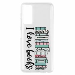 Чехол для Huawei P Smart 2021 I love books - PrintSalon