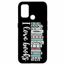 Чехол для Oppo A53/A32/A33 I love books - PrintSalon