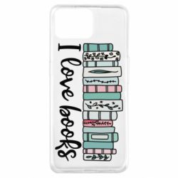 Чехол для Oppo A73 I love books - PrintSalon