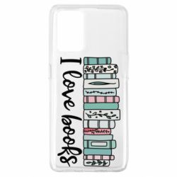 Чехол для Oppo A74 4G I love books - PrintSalon