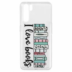 Чехол для Oppo A91/Reno3 I love books - PrintSalon