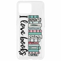 Чехол для Oppo Reno 4 Lite I love books - PrintSalon