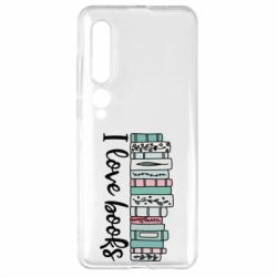 Чехол для Xiaomi Mi10/10 Pro I love books - PrintSalon