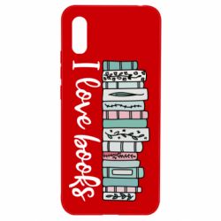 Чехол для Xiaomi Redmi 9a I love books - PrintSalon