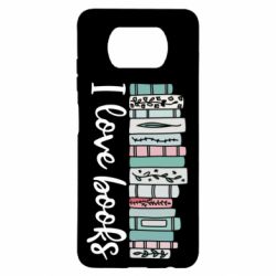 Чехол для Xiaomi Poco X3 I love books - PrintSalon