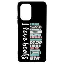 Чехол для Xiaomi Poco F3/K40 I love books - PrintSalon